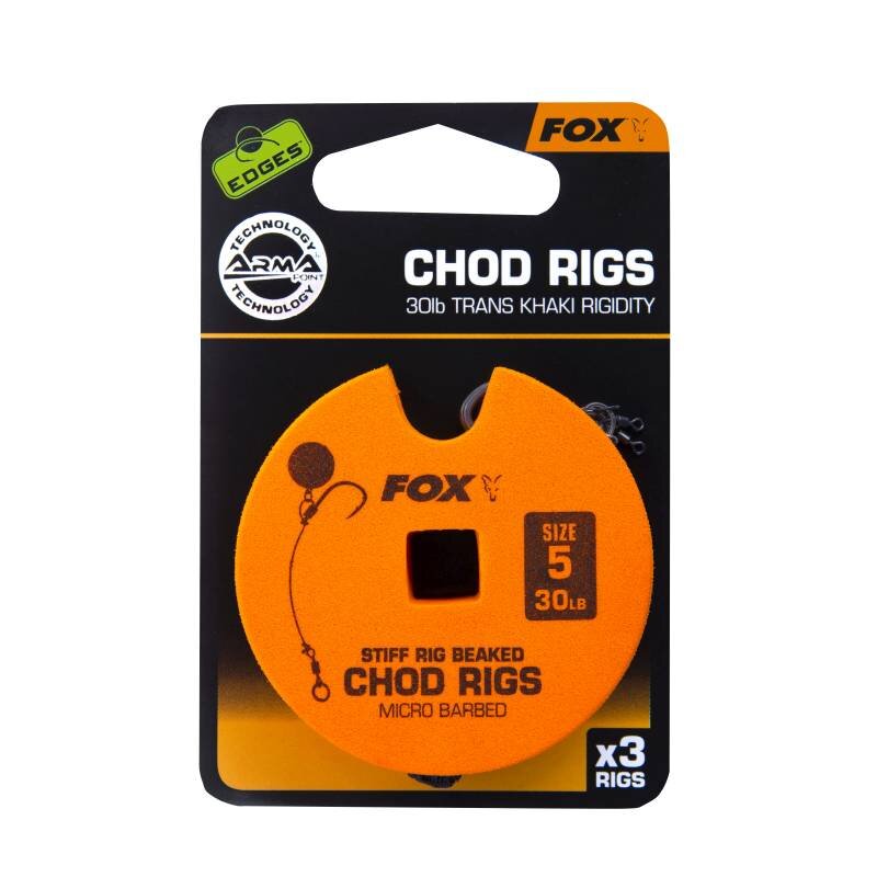 FOX Edges Armapoint Standard Chod Rigs Standard Gr.5 13,6kg 3Stk. FOX Edges Armapoint Standard Chod Rigs Standard Gr.5 13,6kg 3Stk.