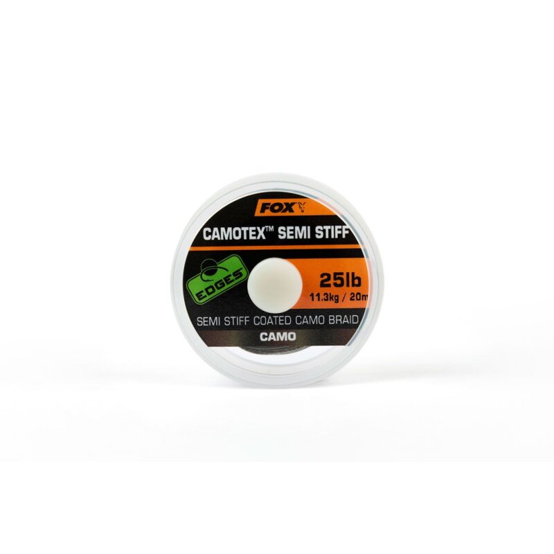 FOX Edges Camotex Semi Stiff 11,3kg 20m Camo (0,77 € pro 1 m)