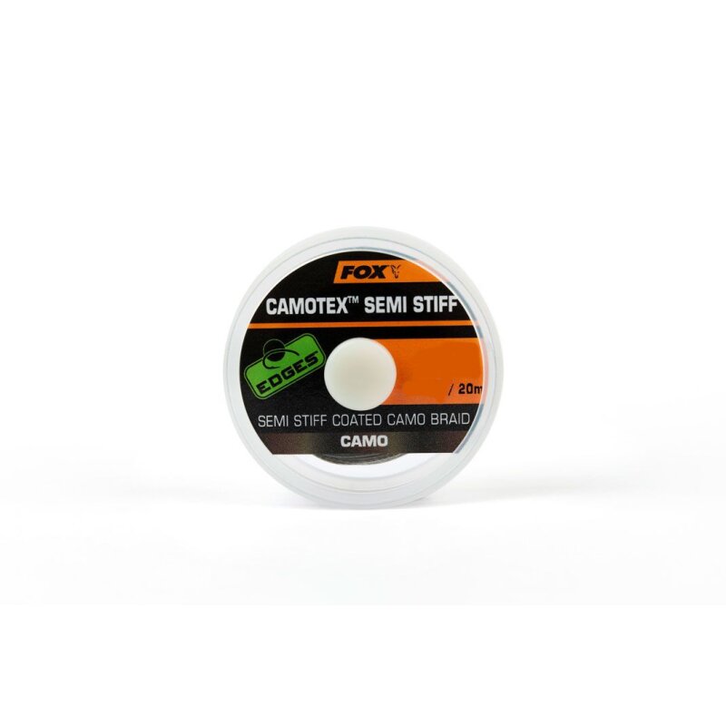 FOX Edges Camotex Semi Stiff 9,1kg 20m Camo (0,77 € pro 1 m) FOX Edges Camotex Semi Stiff 9,1kg 20m Camo (0,77 € pro 1 m)
