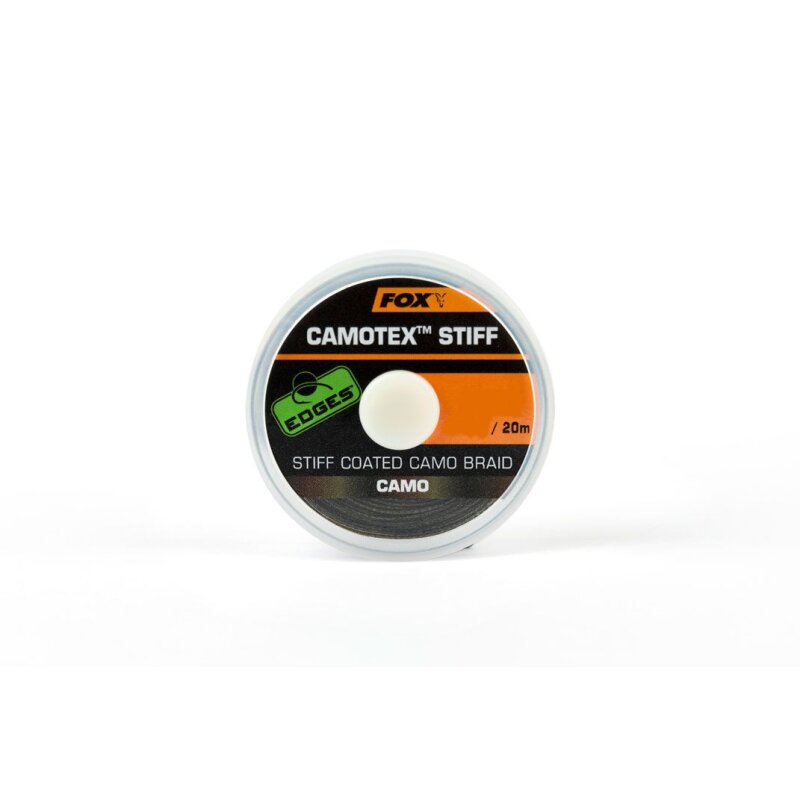 FOX Edges Camotex Stiff 9,1kg 20m Camo (0,76 € pro 1 m) FOX Edges Camotex Stiff 9,1kg 20m Camo (0,76 € pro 1 m)