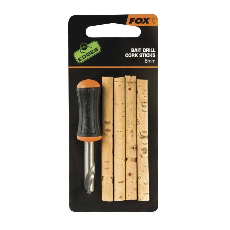 FOX Edges Drill & Cork Stick Set 6mm 5Stk. FOX Edges Drill & Cork Stick Set 6mm 5Stk.