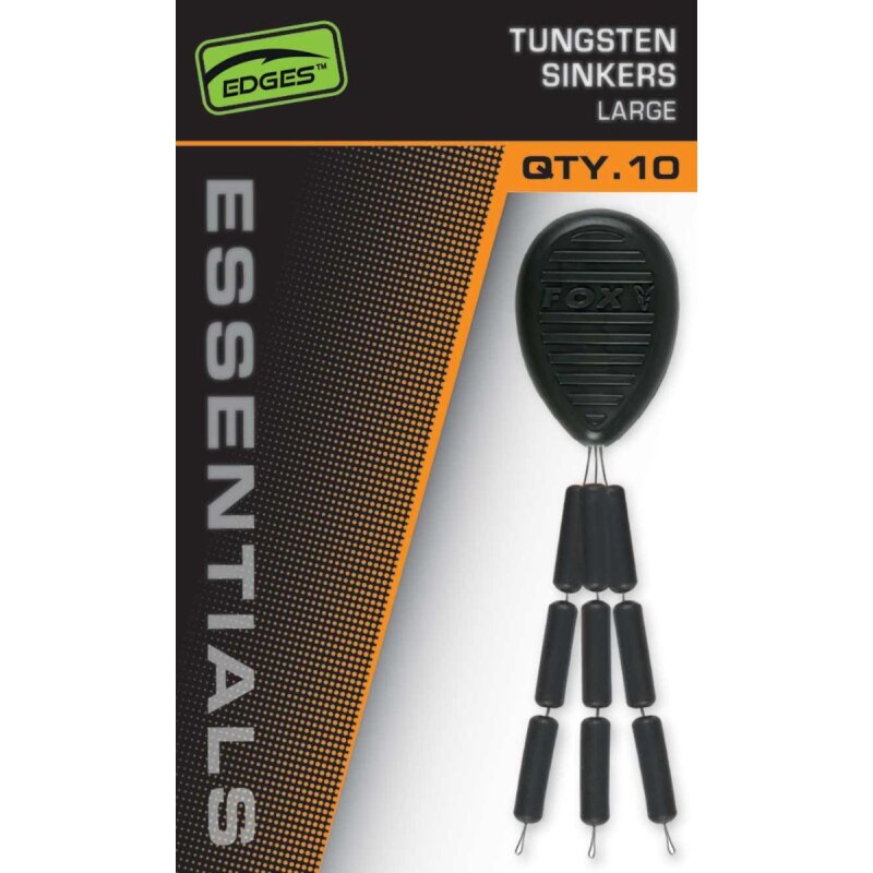 FOX Edges Essentials Tungsten Sinkers Large 10Stk. FOX Edges Essentials Tungsten Sinkers Large 10Stk.
