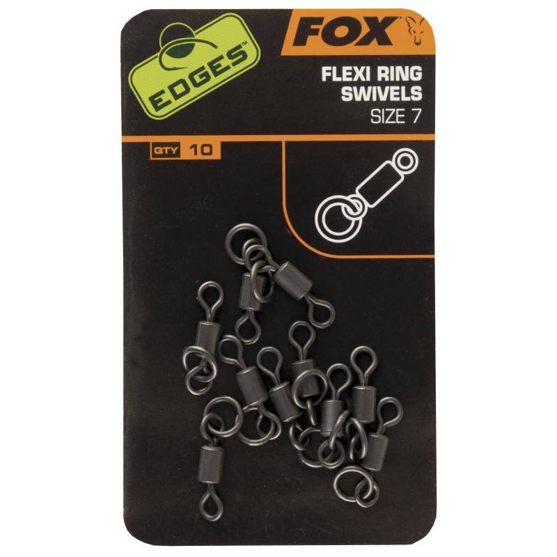 FOX Edges Flexi Ring Swivel Gr.7 10Stk. FOX Edges Flexi Ring Swivel Gr.7 10Stk.