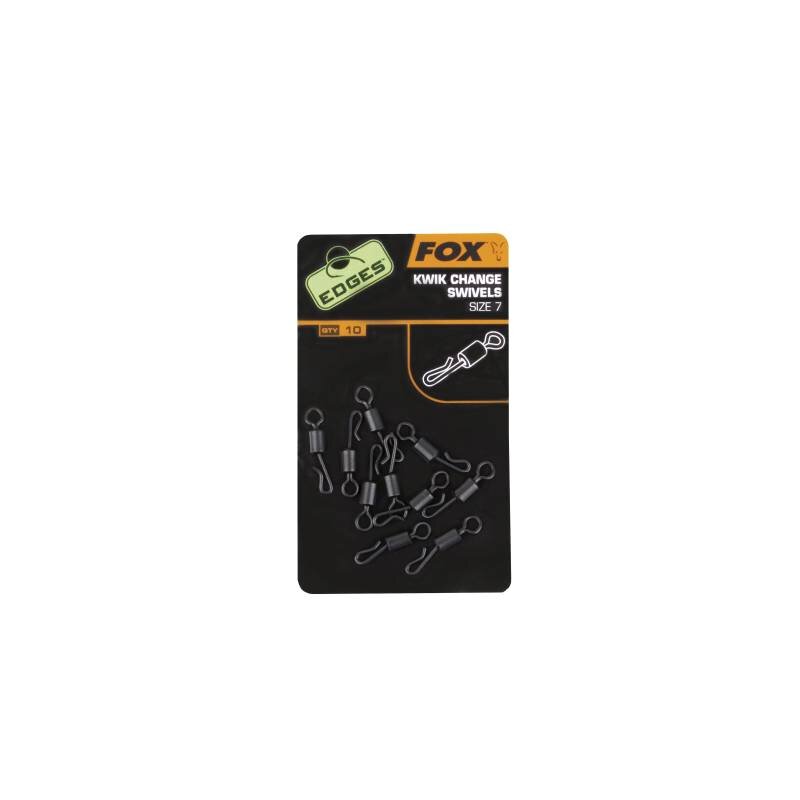 FOX Edges Kwik Change Swivels Gr.7 10Stk. FOX Edges Kwik Change Swivels Gr.7 10Stk.