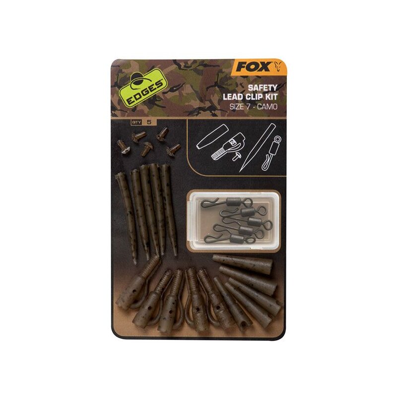 FOX Edges Lead Cip Kit Gr.7 Camo 5Stk. FOX Edges Lead Cip Kit Gr.7 Camo 5Stk.