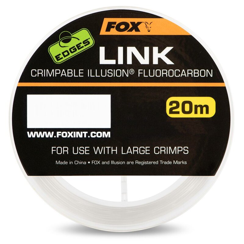 FOX Edges Link Illusion Fluorocarbon 0,53mm 11,3kg 20m... (0,49 € pro 1 m)