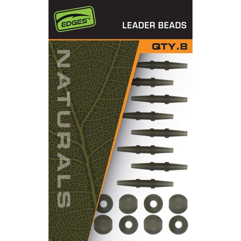 FOX Edges Naturals Leader Beads 8Stk. FOX Edges Naturals Leader Beads 8Stk.