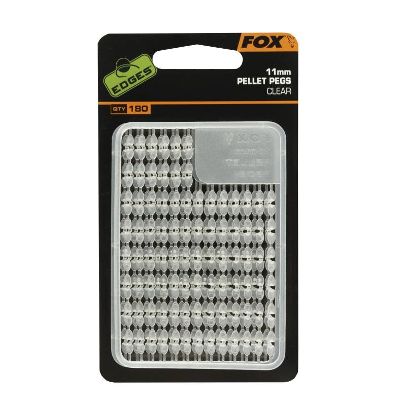 FOX Edges Pellet Pegs 11mm Clear 180Stk. FOX Edges Pellet Pegs 11mm Clear 180Stk.
