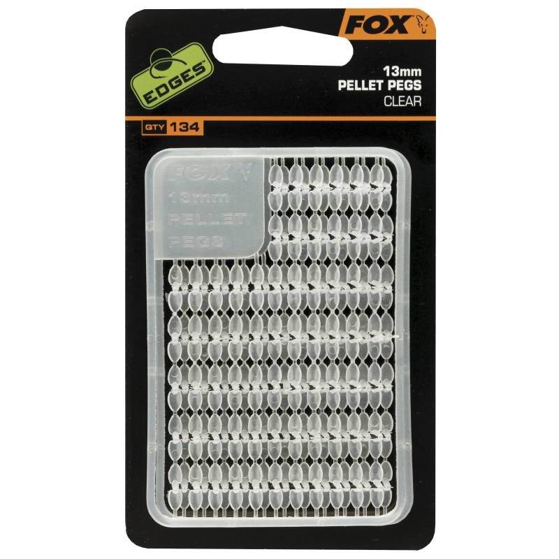FOX Edges Pellet Pegs 13mm Clear 134Stk. FOX Edges Pellet Pegs 13mm Clear 134Stk.