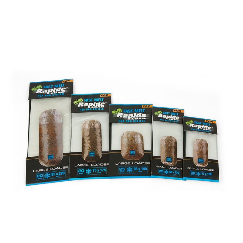 FOX Edges Rapide Load PVA Bag Refills Fast Melt 85x220mm 20Stk. FOX Edges Rapide Load PVA Bag Refills Fast Melt 85x220mm 20Stk.