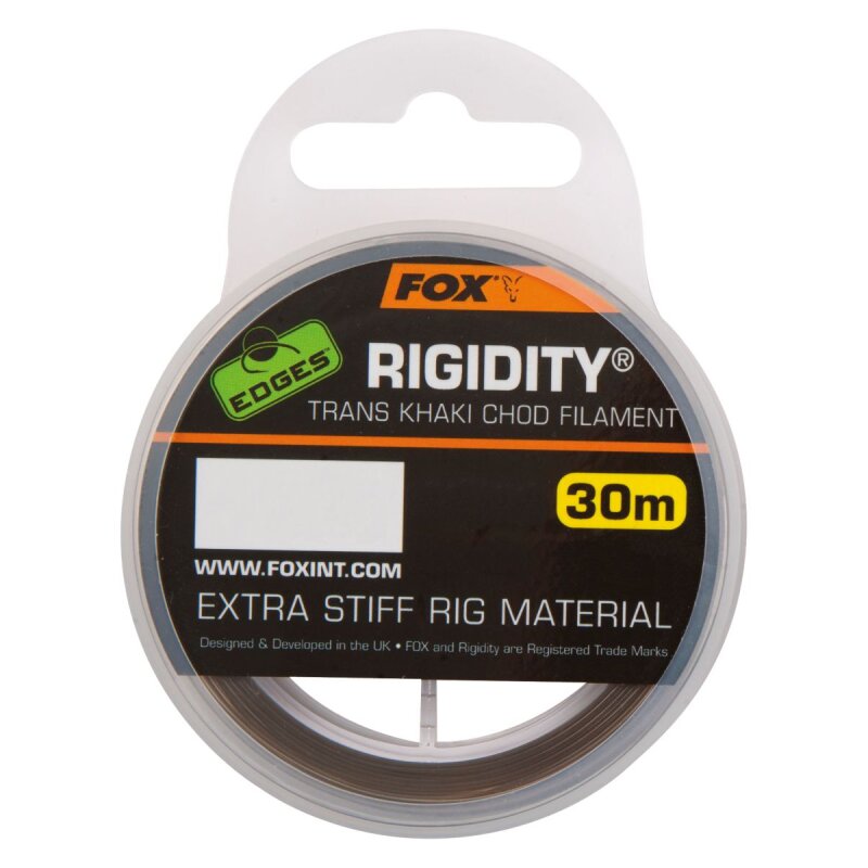 FOX Edges Rigidity Chod Filament 0,53mm 11,3kg 30m Trans... (0,24 € pro 1 m)