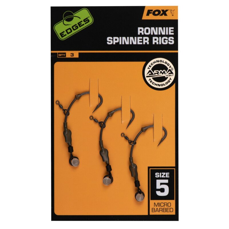 FOX Edges Ronnie Spinner Rigs Medium Curve Gr.5 3Stk.