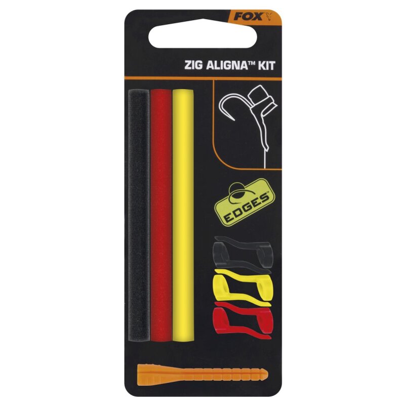FOX Edges Zig Aligna Kit 6xSleeves 3xFoam Tool Gelb Rot Schwarz FOX Edges Zig Aligna Kit 6xSleeves 3xFoam Tool Gelb Rot Schwarz