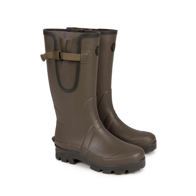 FOX Neoprene Lined Rubber Boot Gr.45 Camo/Khaki FOX Neoprene Lined Rubber Boot Gr.45 Camo/Khaki