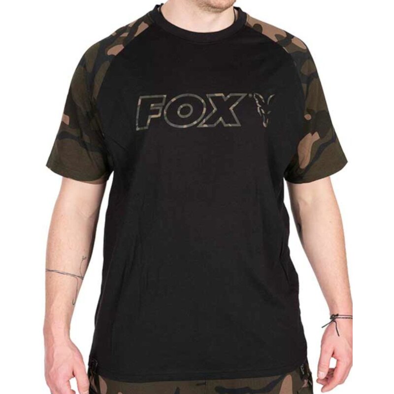 FOX Outline T-Shirt S Black/Camo FOX Outline T-Shirt S Black/Camo