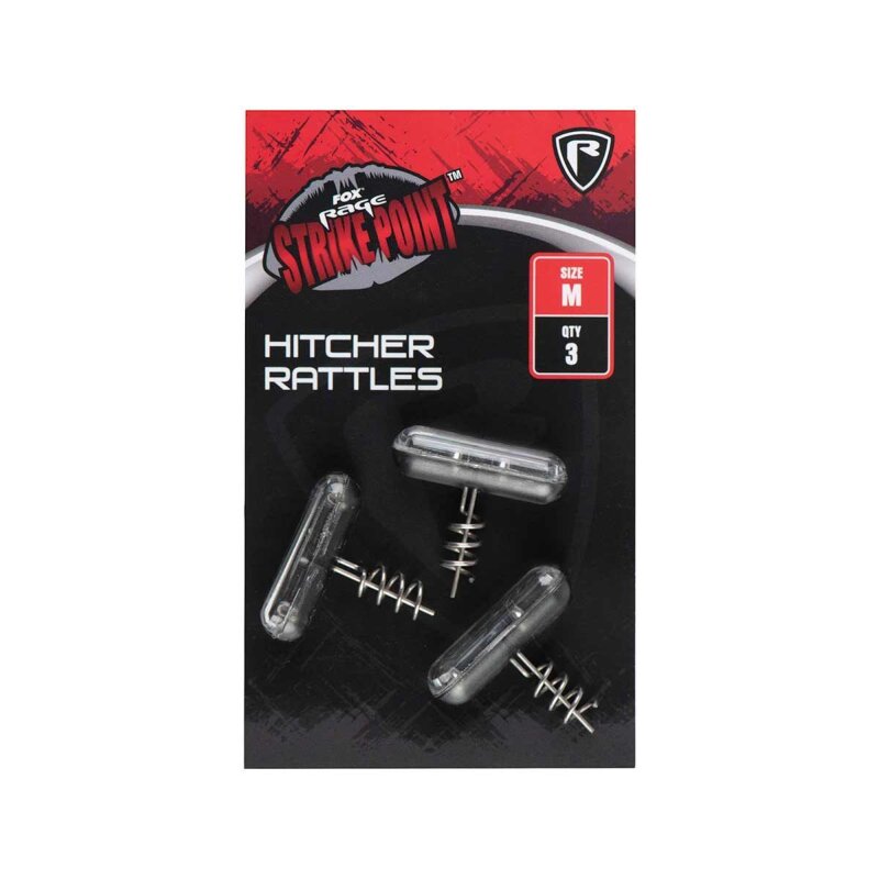 FOX RAGE Strike Point Hitcher Rattle Medium 3Stk. FOX RAGE Strike Point Hitcher Rattle Medium 3Stk.