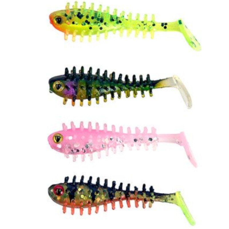 FOX RAGE Micro Spikey Shad 4cm 2g Ultra UV Mix Colours 8Stk. FOX RAGE Micro Spikey Shad 4cm 2g Ultra UV Mix Colours 8Stk.
