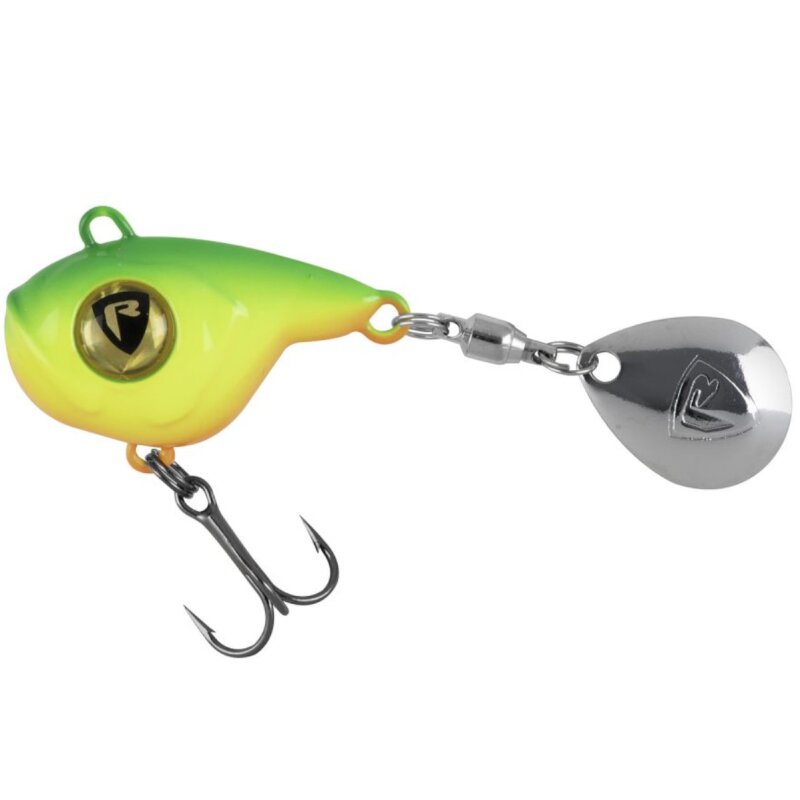 FOX RAGE Big Eye Spin Tail 20g Ultra UV Fire Tiger FOX RAGE Big Eye Spin Tail 20g Ultra UV Fire Tiger