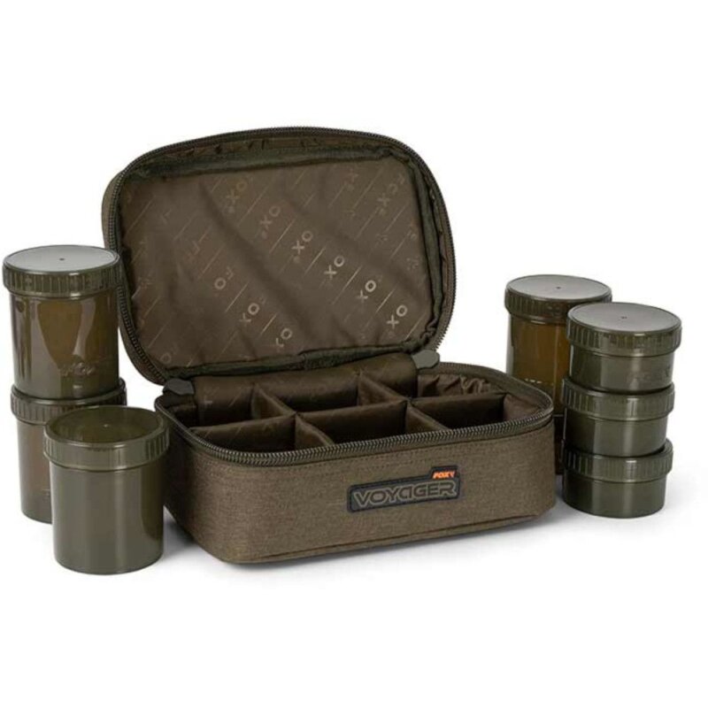 FOX Voyager Hookbait Case 8 Pot 25x12x16 cm FOX Voyager Hookbait Case 8 Pot 25x12x16 cm