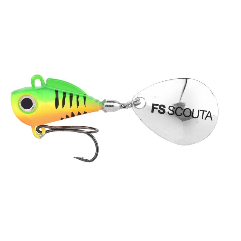 FREESTYLE Scouta Jig Spinner 6g UV Fire Tiger FREESTYLE Scouta Jig Spinner 6g UV Fire Tiger