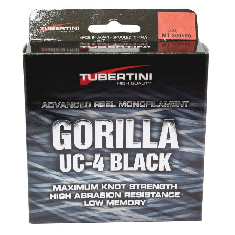 FTMAX Tubertini UC 4 Gorilla 0,18mm 4kg 350m Schwarz (0,04 € pro 1 m)