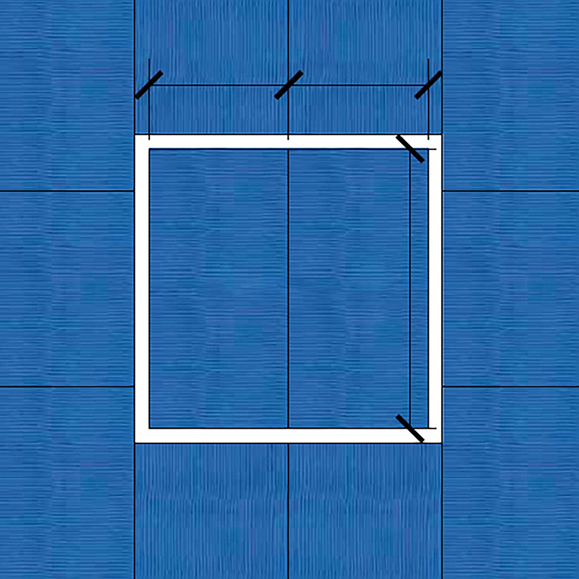 Fallschutz-Mattensatz für Motorikzentrum 220 "SL Freistehend", Saphirblau Fallschutz-Mattensatz für Motorikzentrum 220 "SL Freistehend", Saphirblau