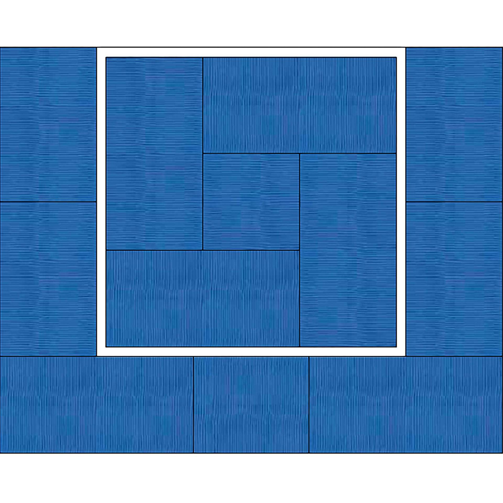 Fallschutz-Mattensatz für Motorikzentrum 320 "SL Wand", Saphirblau Fallschutz-Mattensatz für Motorikzentrum 320 "SL Wand", Saphirblau