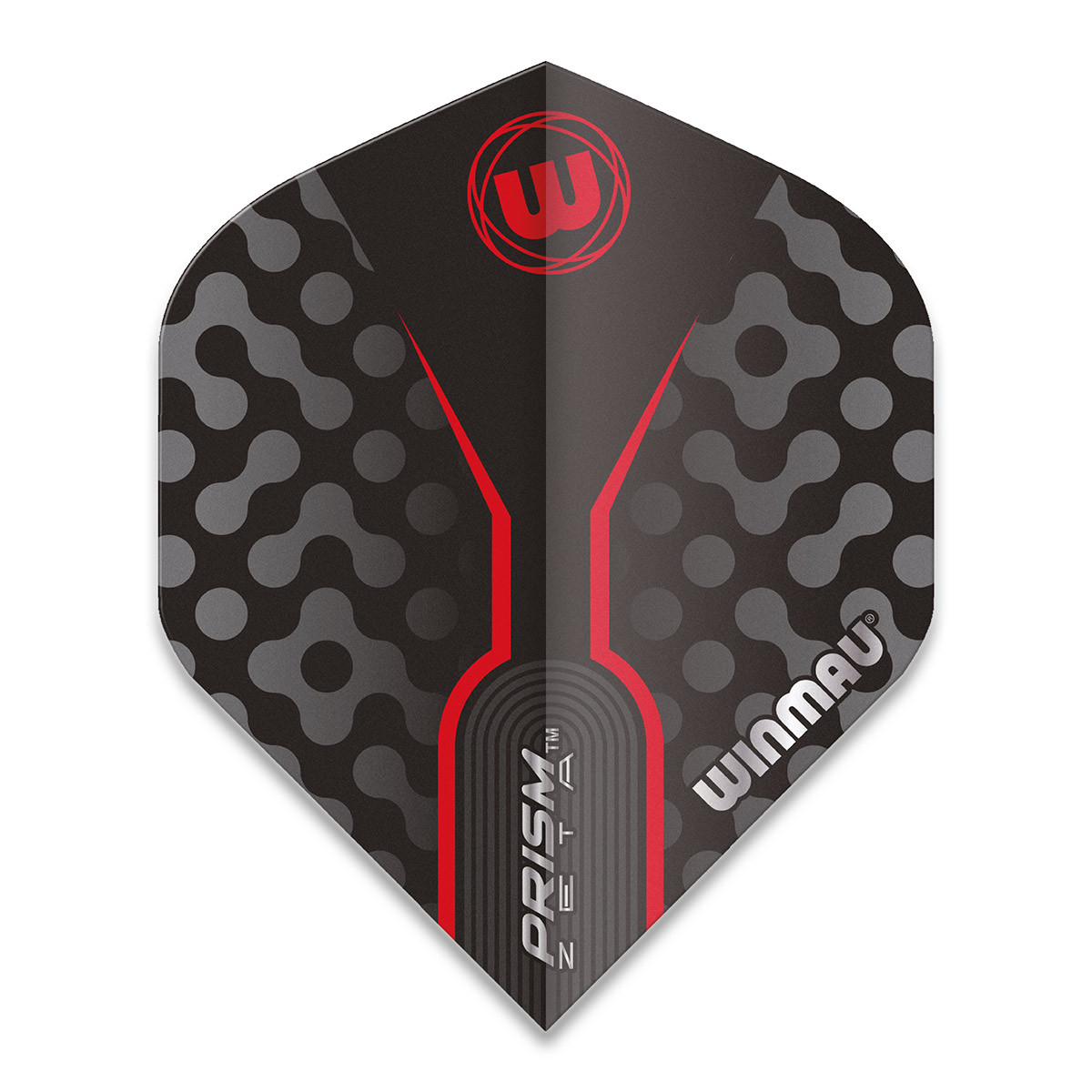Flights Winmau Prism Zeta Black, Grey & Red - 6915.306 Flights Winmau Prism Zeta Black, Grey & Red - 6915.306