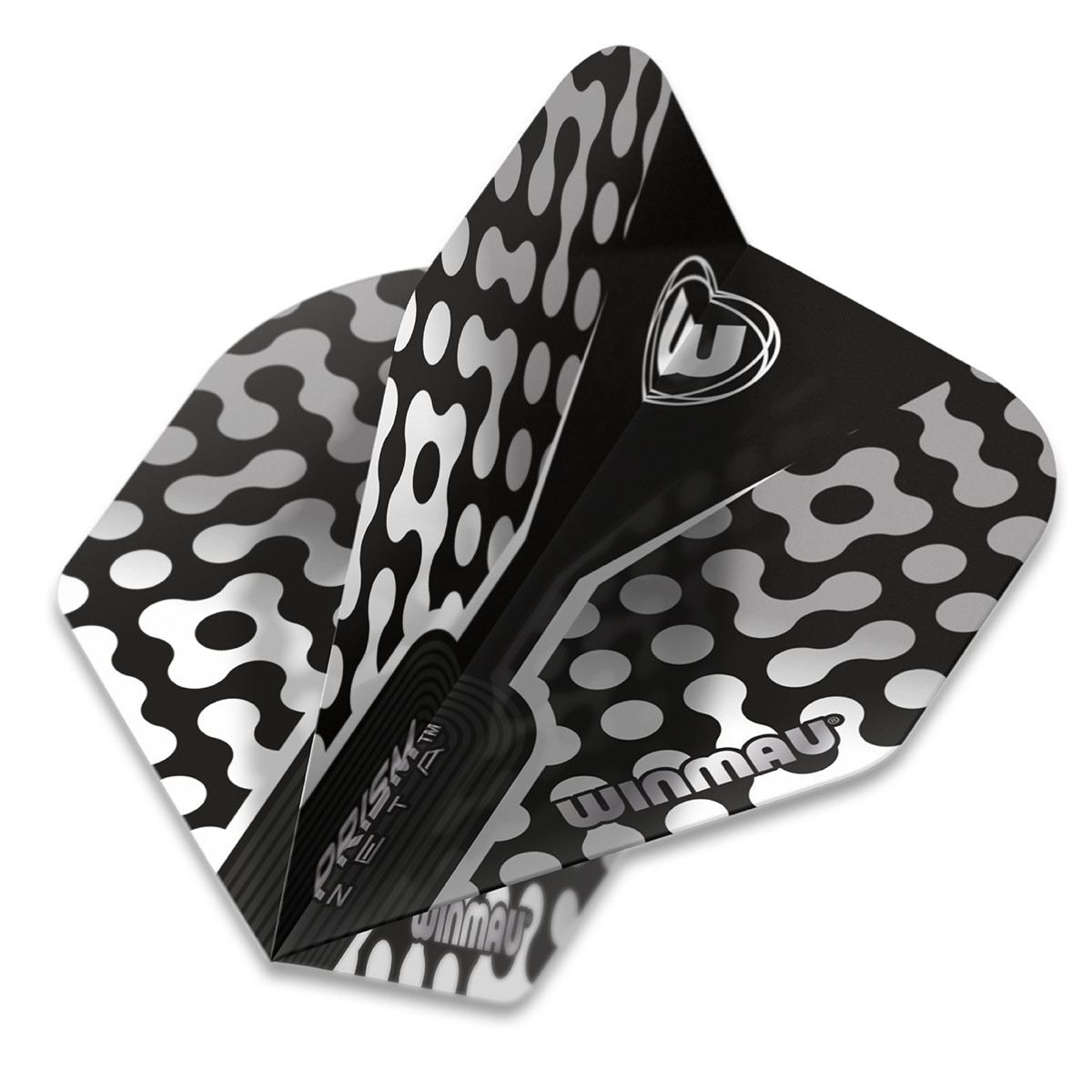 Flights Winmau Prism Zeta Black, Grey & White - 6915.311 Flights Winmau Prism Zeta Black, Grey & White - 6915.311