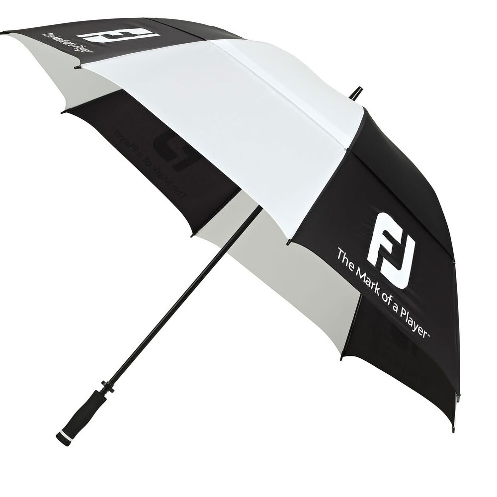 'Footjoy Twin Canopy Dry JoysRegenschirm schwarz/weiss' 'Footjoy Twin Canopy Dry JoysRegenschirm schwarz/weiss' von FootJoy
