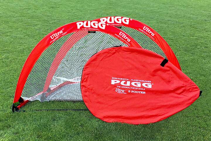 Pugg Fußballtore "Pop-Up", 200x75 cm, Rot, 152x91x91 cm von Pugg