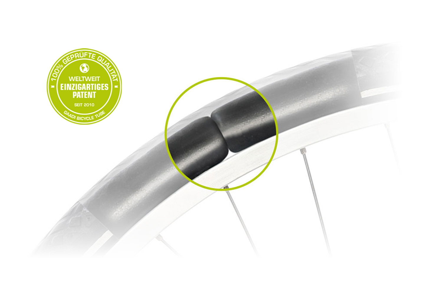 GAADI Fahrradschlauch mit DV-Ventil GAADI Fahrradschlauch mit DV-Ventil von GAADI