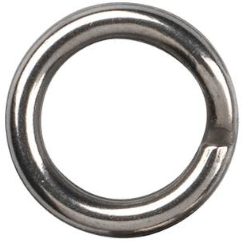 GAMAKATSU Hyper Split Ring Stainless Gr.2 9kg Black Nickel 12Stk.