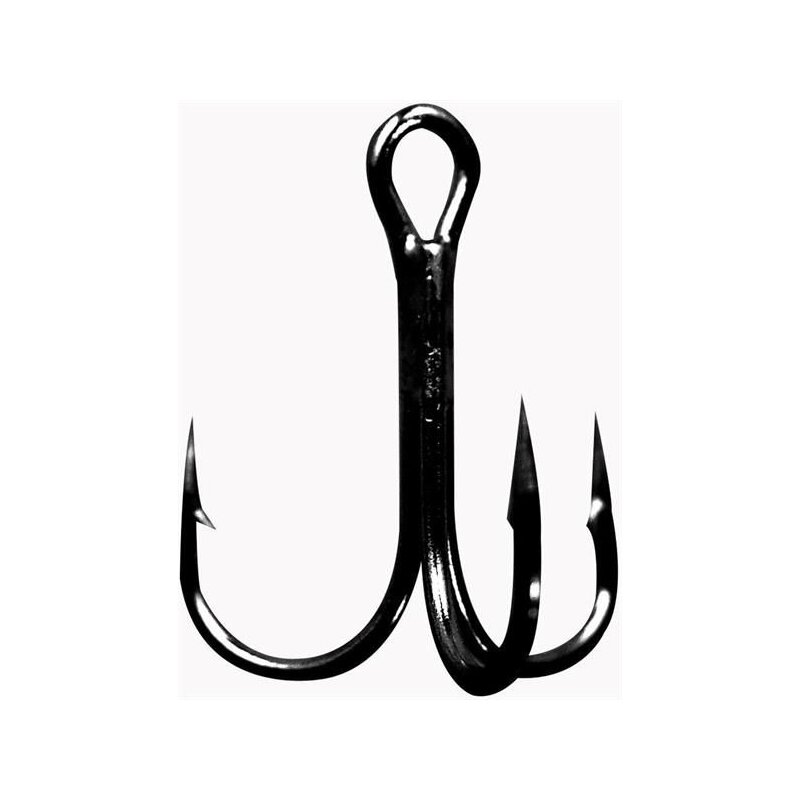 GAMAKATSU Hook Treble 18NS Gr.4 Black 6Stk. GAMAKATSU Hook Treble 18NS Gr.4 Black 6Stk.