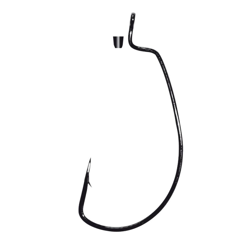 GAMAKATSU Hook Worm Offset EWG With Silicon Stopper Gr.2/0 NS Black... GAMAKATSU Hook Worm Offset EWG With Silicon Stopper Gr.2/0 NS Black...