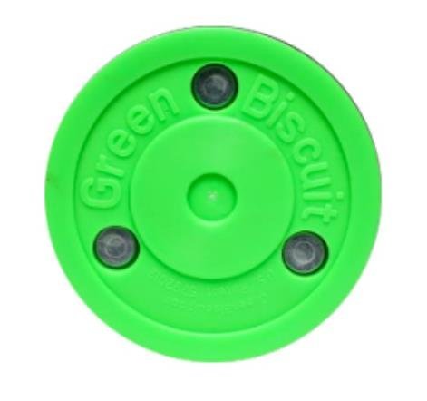 Green Biscuit PASS Trainingspuck f. Eishockey, Hockey Puck Asphalt by Best4Hockey