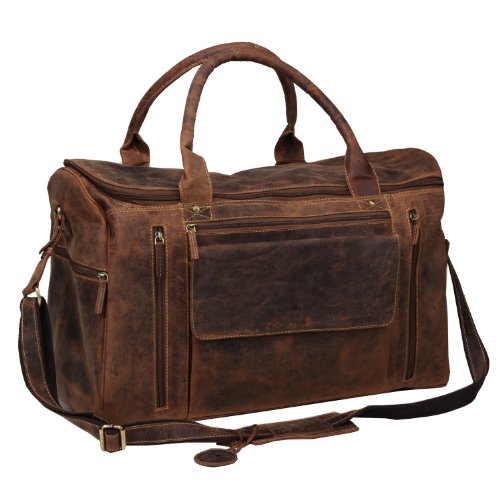 GreenBurry Reisetasche Large 53 x 36 x 26 cm Rind-Leder Sport-Tasche Weekender 1736 GreenBurry Reisetasche Large 53 x 36 x 26 cm Rind-Leder Sport-Tasche Weekender 1736 von GreenBurry
