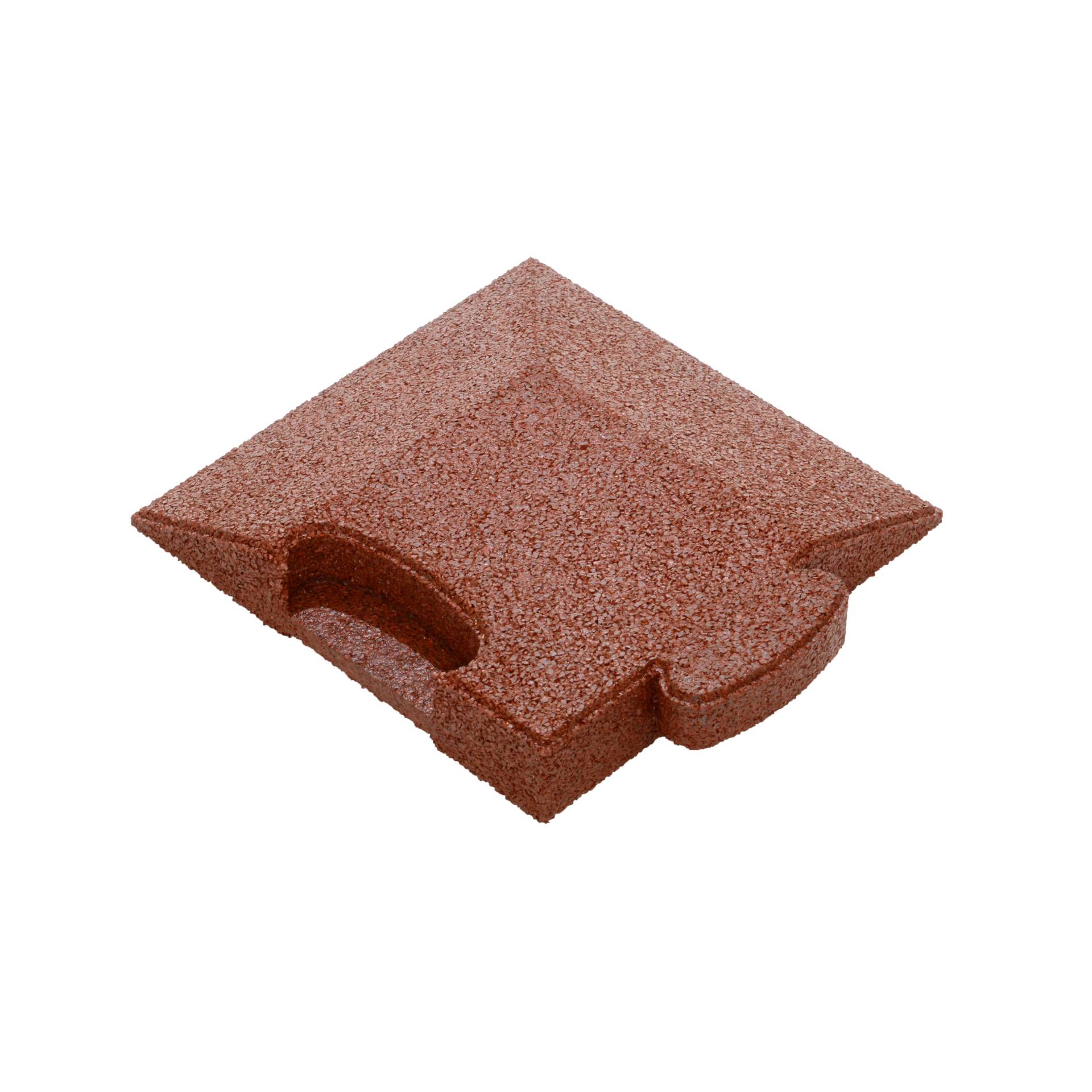 Gum-Tech Eckstück "Abgeschrägt" für Fallschutzplatten, Rot, 4,5 cm Gum-Tech Eckstück "Abgeschrägt" für Fallschutzplatten, Rot, 4,5 cm von Gum-Tech