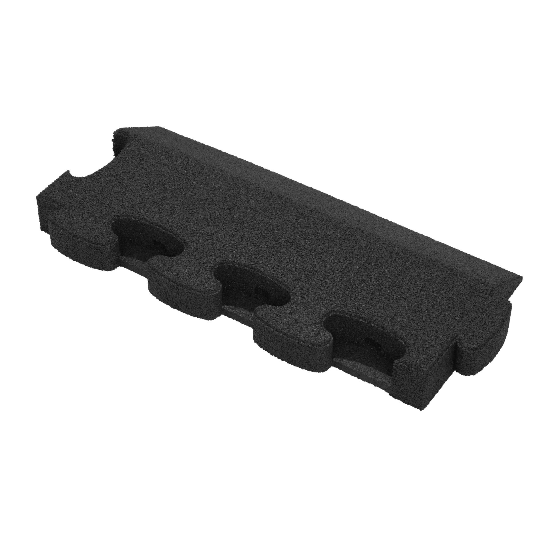 Gum-Tech Randstück "Abgeschrägt" für Fallschutzplatten, Schwarz, 6 cm Gum-Tech Randstück "Abgeschrägt" für Fallschutzplatten, Schwarz, 6 cm von Gum-Tech