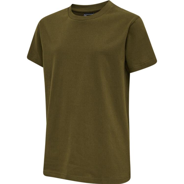 HUMMEL hmlRED BASIC T-SHIRT S/S KIDS 215120-6086 DARK OLIVE - Gr. 128