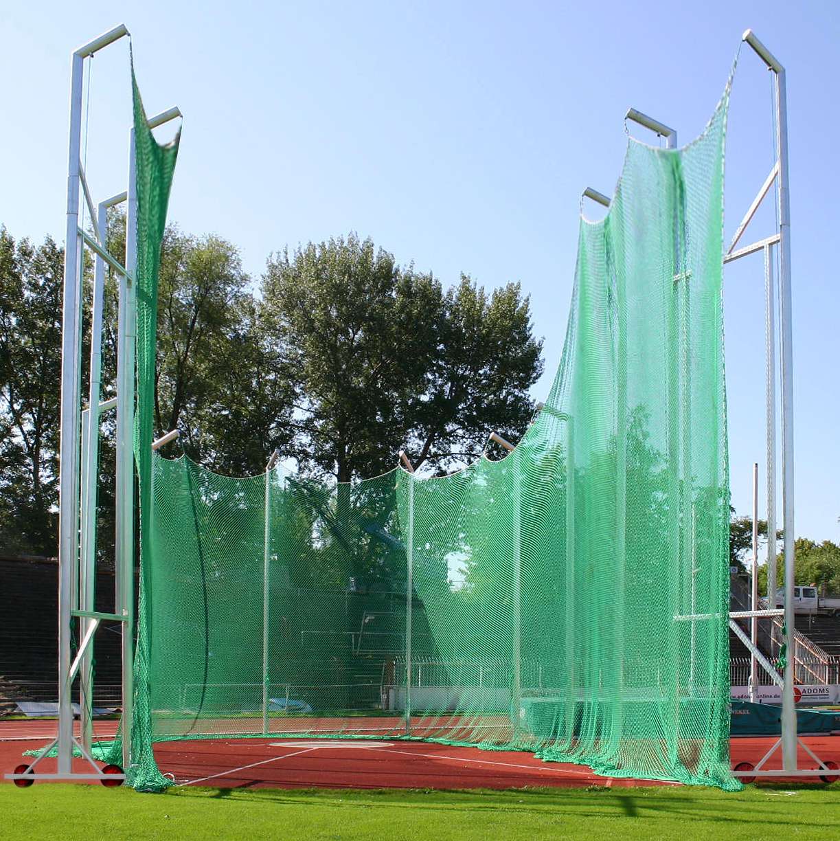 Sport-Thieme Schutznetz für Hammerwurf "Gitterhöhe 7 m auf 10 m", Rhombische Maschen Sport-Thieme Schutznetz für Hammerwurf "Gitterhöhe 7 m auf 10 m", Rhombische Maschen von Sport-Thieme