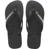 Havaianas Brasil Logo Zehentrenner Black von Havaianas