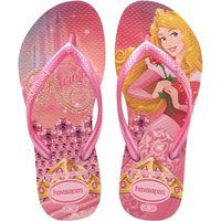 Havaianas Kids Slim Princess Schlappen Cinderella Rosa Cream von Havaianas