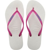 Havaianas Slim Logo Flip White Flops von Havaianas