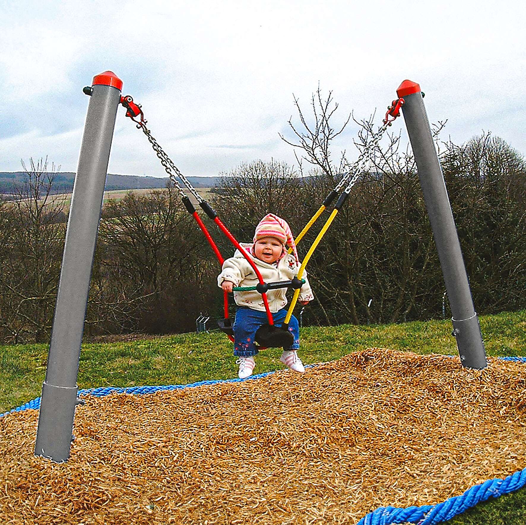 Huck Seiltechnik Einzelschaukel "Mini-M", Mit Kleinkind-Schaukelsitz Huck Seiltechnik Einzelschaukel "Mini-M", Mit Kleinkind-Schaukelsitz von Huck Seiltechnik