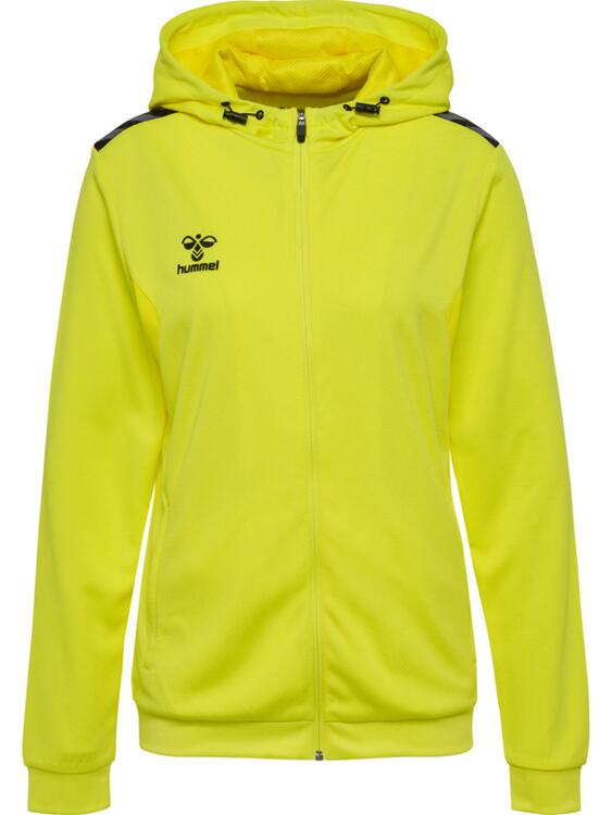 Hummel Authentic 24 Poly Zip Hoodie Woman 219981 BLAZING YELLOW -...