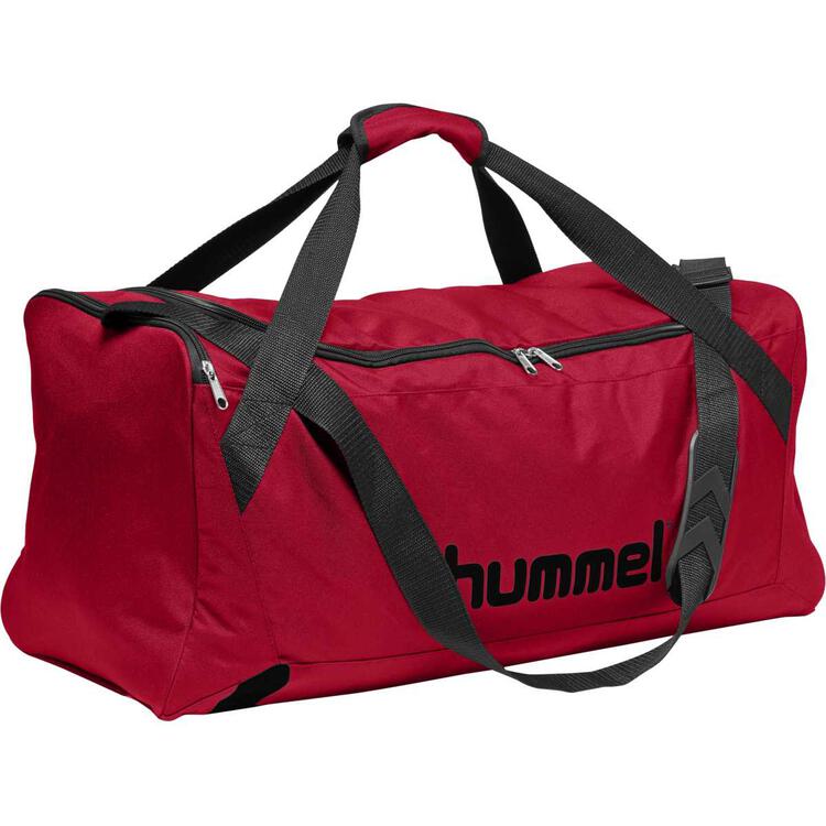 Hummel CORE SPORTS BAG TRUE RED/BLACK 204012-3081 Gr. L