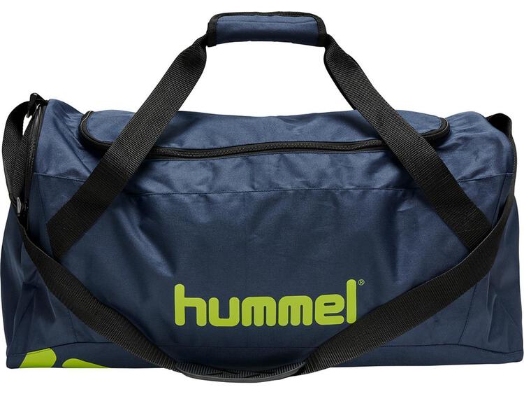Hummel CORE Sporttasche DARK DENIM/LIME PUNCH 204012-6616 Gr. L
