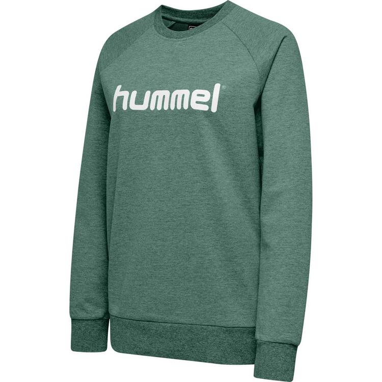 Hummel HMLGO COTTON LOGO SWEATSHIRT WOMAN EVERGREEN 203519-6140 Gr. M