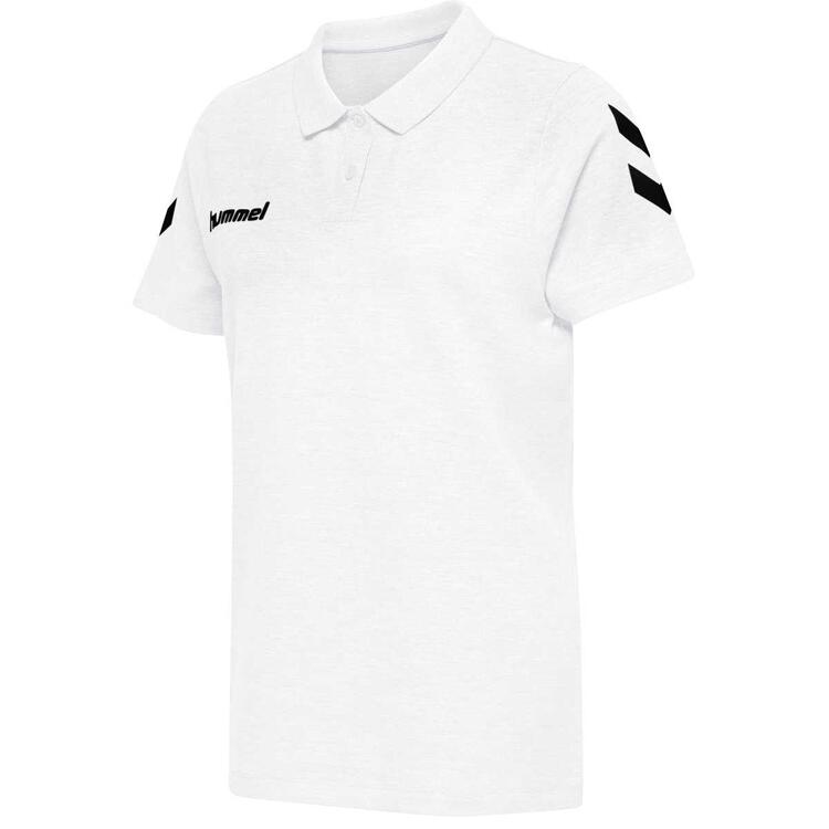 Hummel HMLGO COTTON POLO WOMAN WHITE 203522-9001 Gr. 2XL